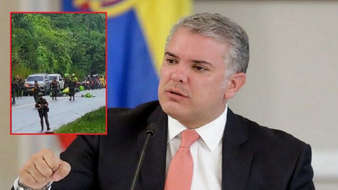 Duque confirma el asesinato de policías Duque confirma el asesinato de policías
