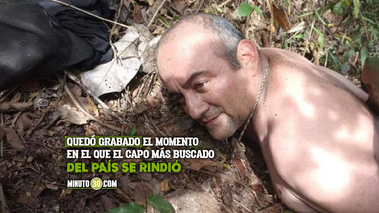 [Video] Esposado y totalmente maniatado, salen a la luz más imágenes de la captura de Otoniel