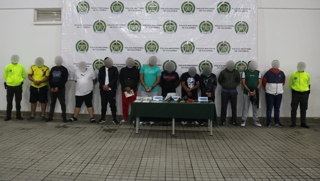 Cayó 'La Parabólica', cogieron a 14 presuntos integrantes