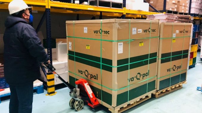 Esta madrugada llegaron 1.479.240 nuevas dosis de Moderna Esta madrugada llegaron 1.479.240 nuevas dosis de Moderna