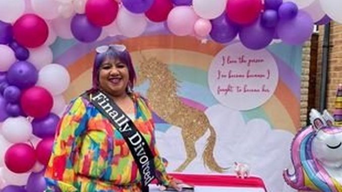 mujer fin matromonio fiesta