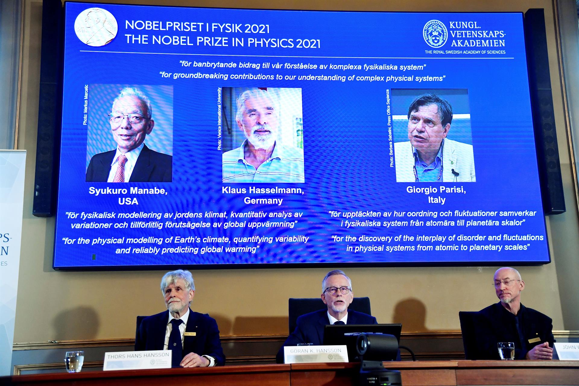FOTOS: Nobel de Física para los sistemas físicos complejos y los estudios del clima 2 nobel de fisica3