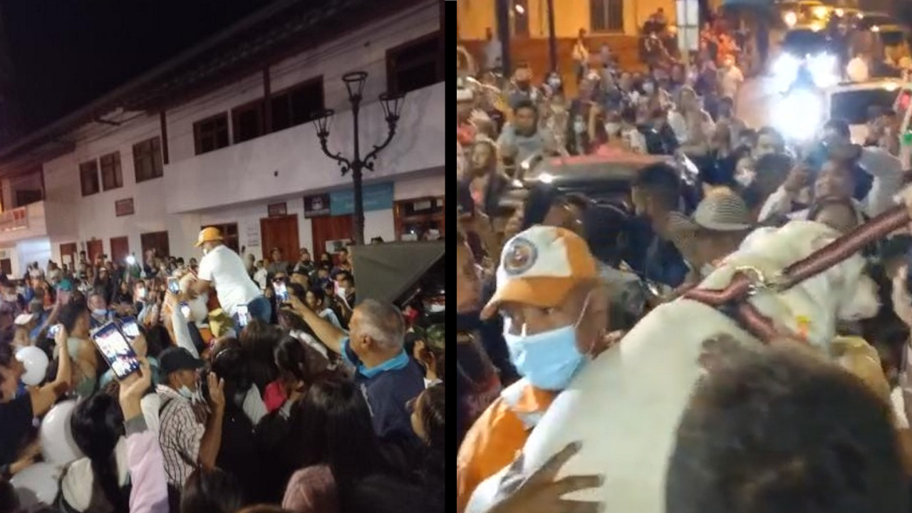 [Video] Como todo un héroe fue recibido en Santa Bárbara ‘Beethoven’, el perrito que habría sido raptado