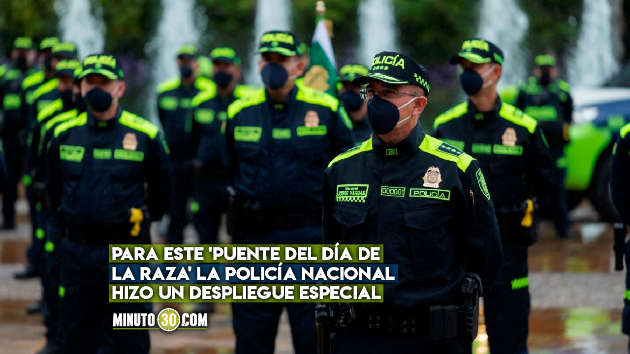 Más de 75 mil policías desplegados para este puente festivo