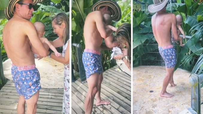 rigoberto uran cambio pañal hija suegra