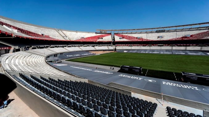 El estadio Monumental de River Plate en una foto de archivo . EFE/ Juan Ignacio Roncoroni River Plate