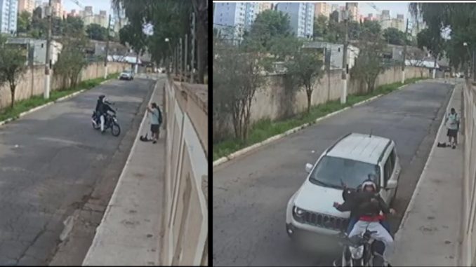 robo atropellados sujetos brasil carro Conductor