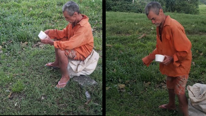 ¿Lo conoce? Desde esta mañana está el señor sentado a la orilla de una carretera en Cáceres, Antioquia ¿Lo conoce? Desde esta mañana está el señor sentado a la orilla de una carretera en Cáceres, Antioquia
