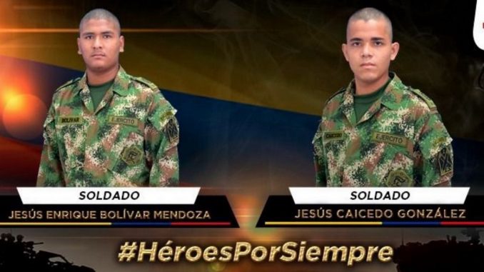 Dos soldados murieron, al parecer, ahogados en zona rural de Cesar Dos soldados murieron, al parecer, ahogados en zona rural de Cesar