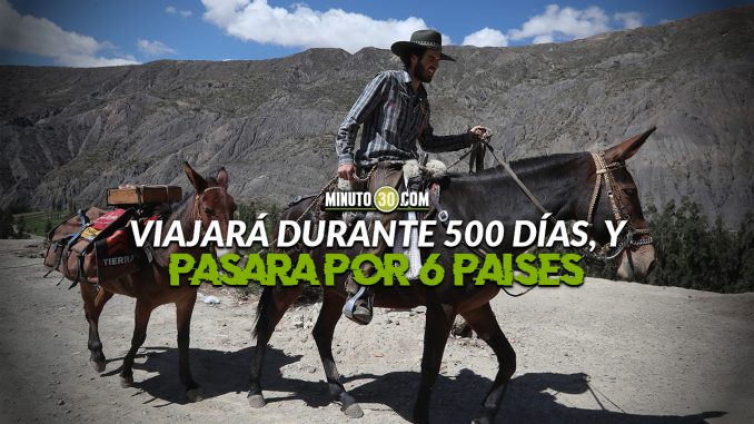 ¡Qué teso! La travesía de un colombiano que se recorre la antigua ruta Qhapaq Ñan, montado en una mula Colombiano