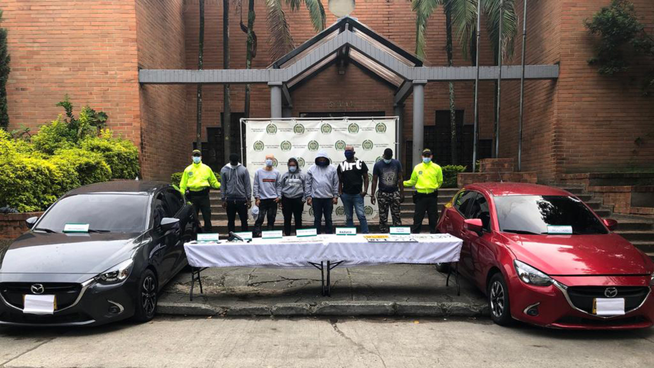 Desmantelan banda dedicada al hurto en Medellín