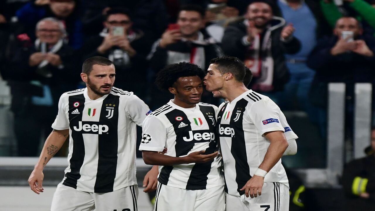 Cuadrado y Cristiano en su etapa en la Juventus