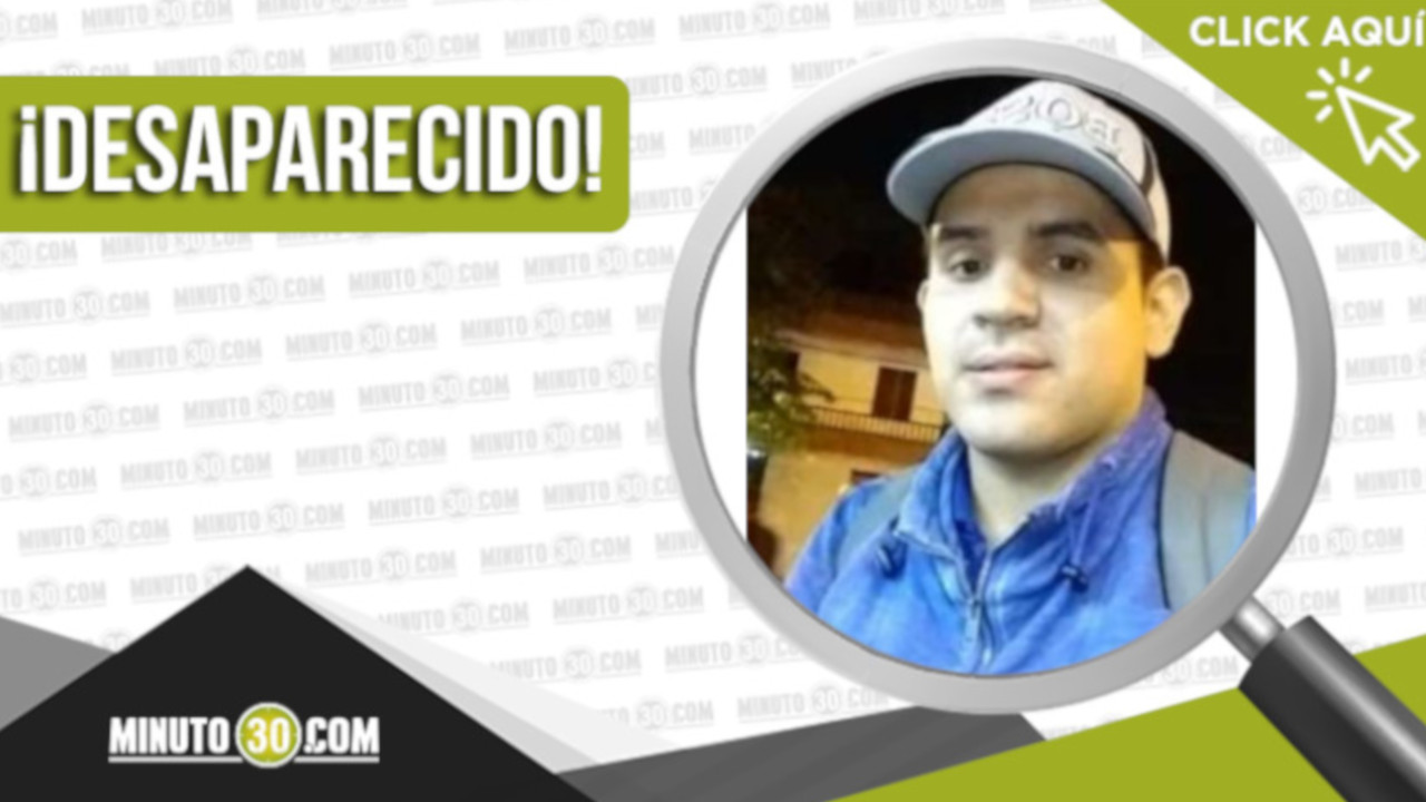 Duván Eduardo Mendoza Cárdenas salió a trabajar y desapareció