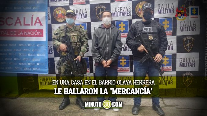Encarcelaron-a-un-jibaro-que-tenia-casa-por-carcel-y-que-seguria-vendiendo-drogas-en-Medellin Encarcelaron a un jíbaro que tenia libertad condicional pero seguía vendiendo droga en Medellín