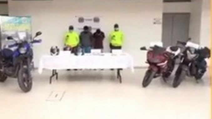 Envían a la cárcel integrantes de banda 'Los Motoladrones' en Bogotá