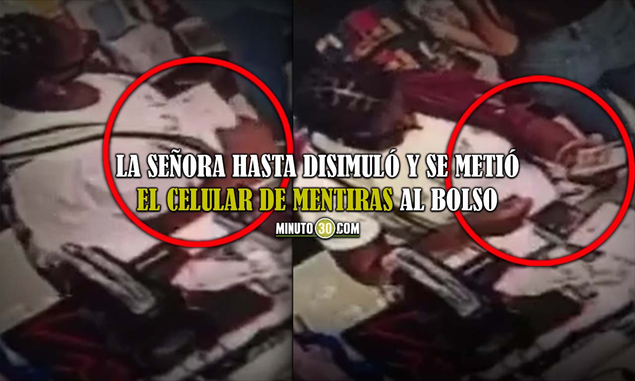 Se robó un celular de plástico en centro comercial de Bello