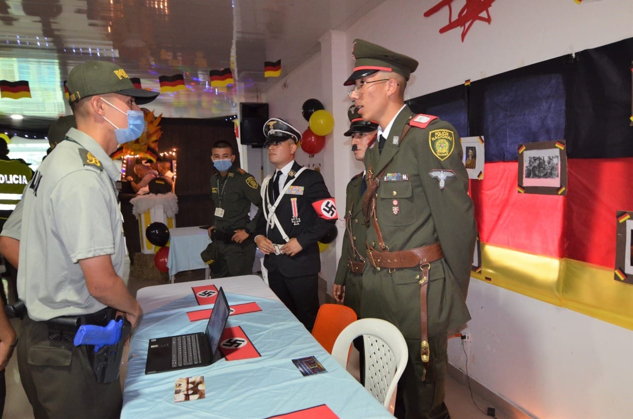 Polémica porque en Escuela de Policía hicieron un evento alusivo al nazismo 2 nazismo