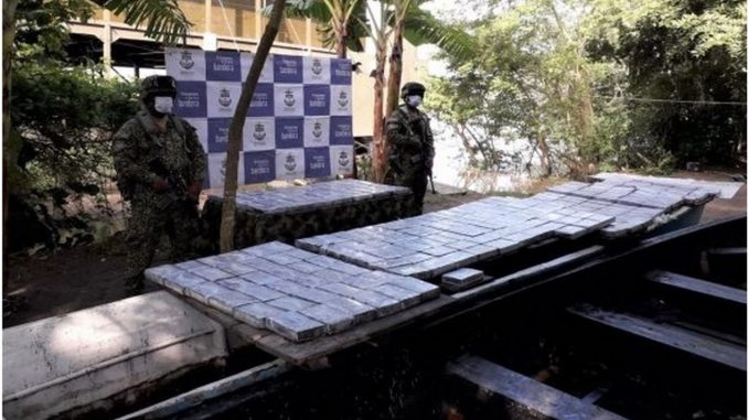 Incautada cocaína sobre el Río Magdalena