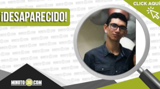 Juan Pablo Mejía Hincapié fue visto por última vez en Bello Juan Pablo Mejía Hincapié fue visto por última vez en Bello