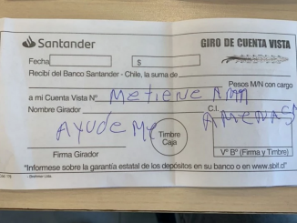 “Me tienen amenazado” Mensaje que dejó hombre en un formato de un banco 1 Hombre