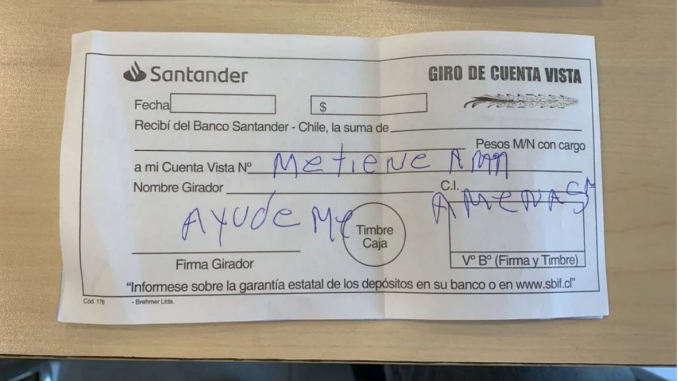 Mensaje-banco Hombre