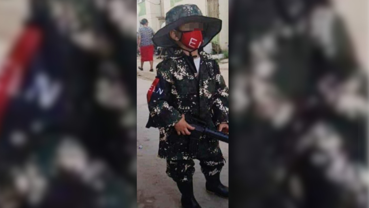 Polémica por disfraz de un niño en Arauca