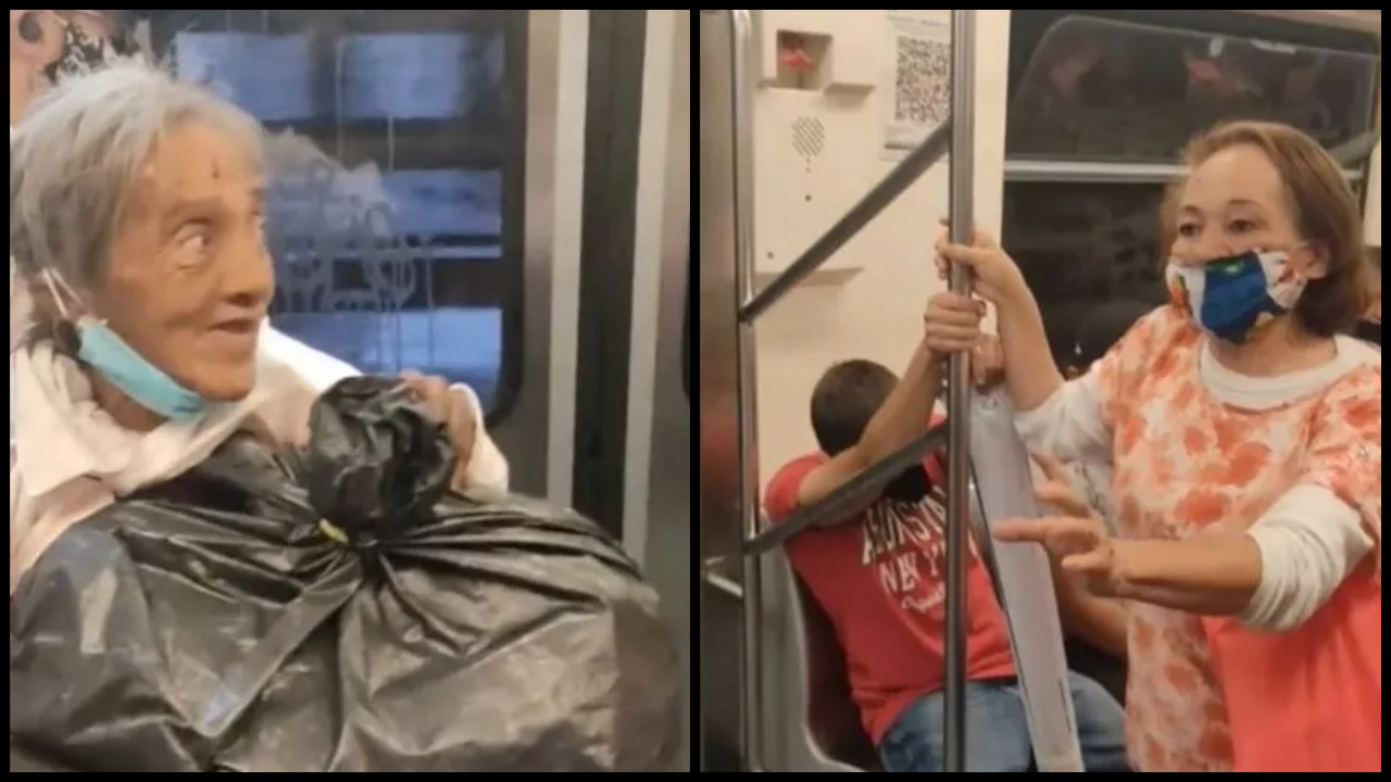 ¿Exorcismo en un metro? Discusión entre dos mujeres concluyó de una manera inesperada para los pasajeros