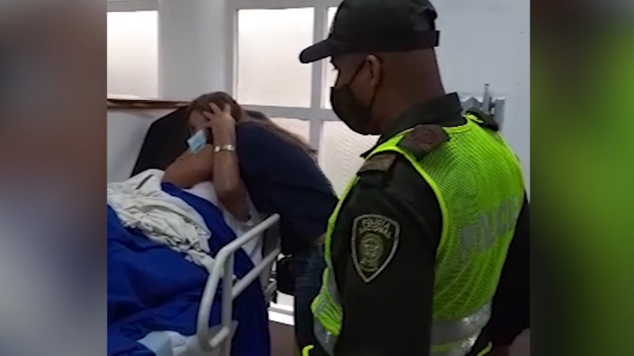 [Video] Enternecedor reencuentro entre una adulta mayor y su familia en Sabaneta