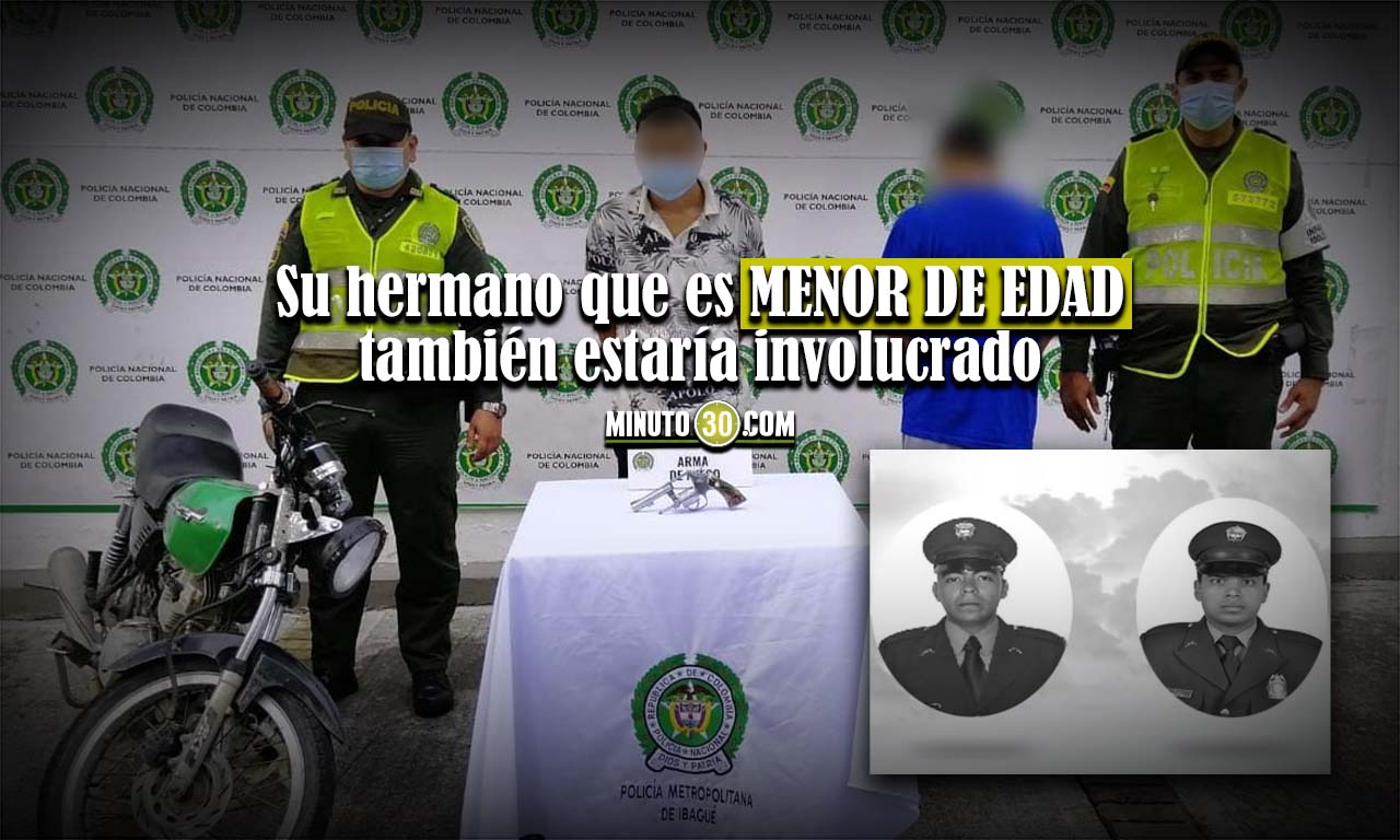 Encarcelaron al presunto asesino de dos policías en Ibagué Encarcelaron al presunto asesino de dos policías en Ibagué