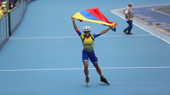 Valeria Rodríguez da primer oro para Colombia en el patinaje de velocidad Valeria Rodríguez da primer oro para Colombia en el patinaje de velocidad