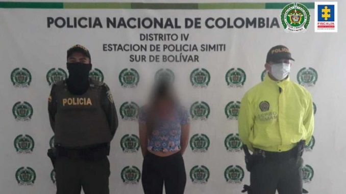 mujer capturada por tortura Bolívar