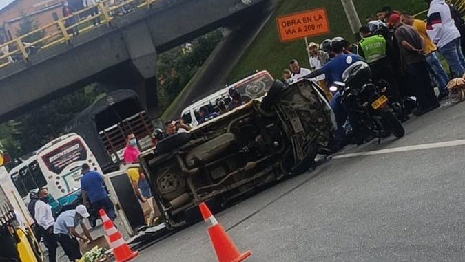 accideente rionegro autopista