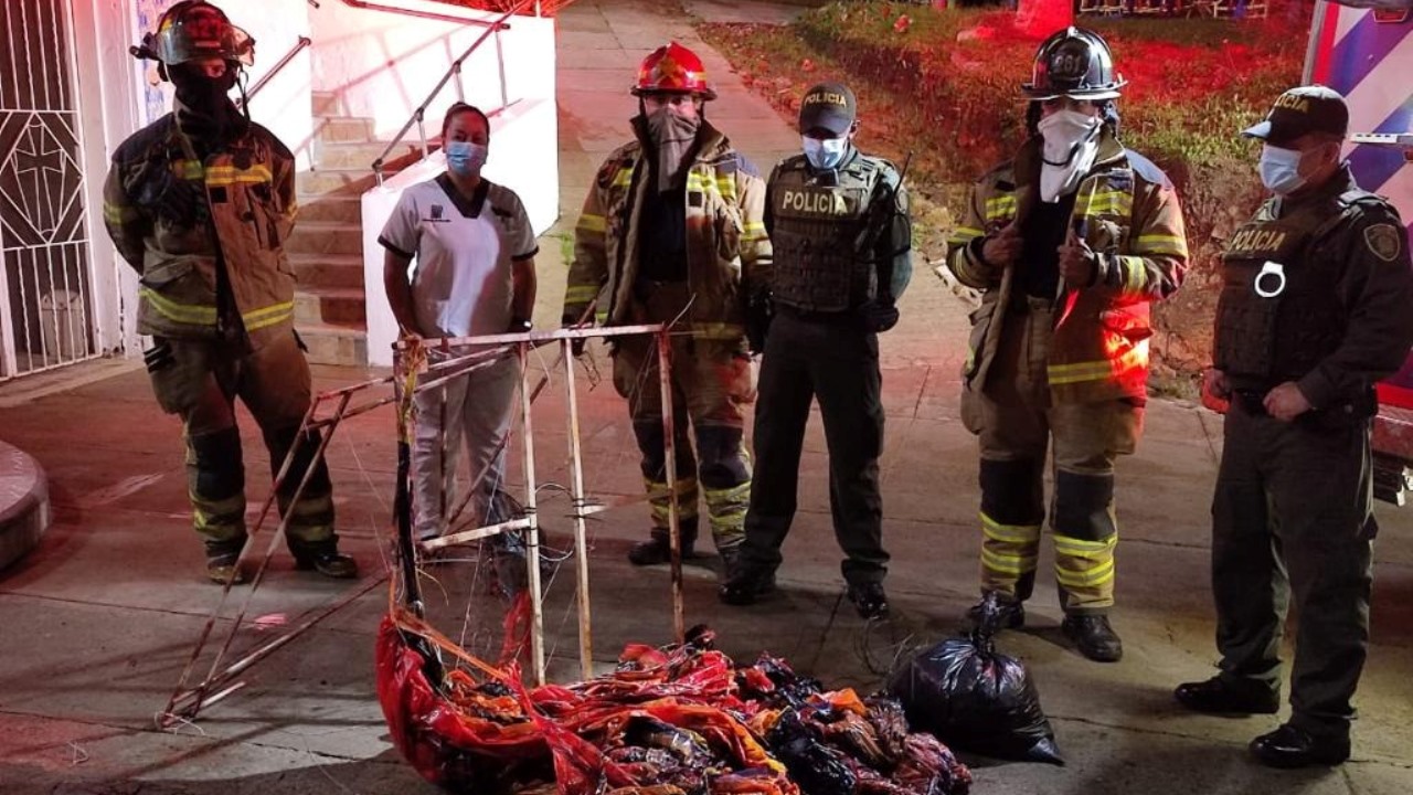 bomberos incendio san cristobal