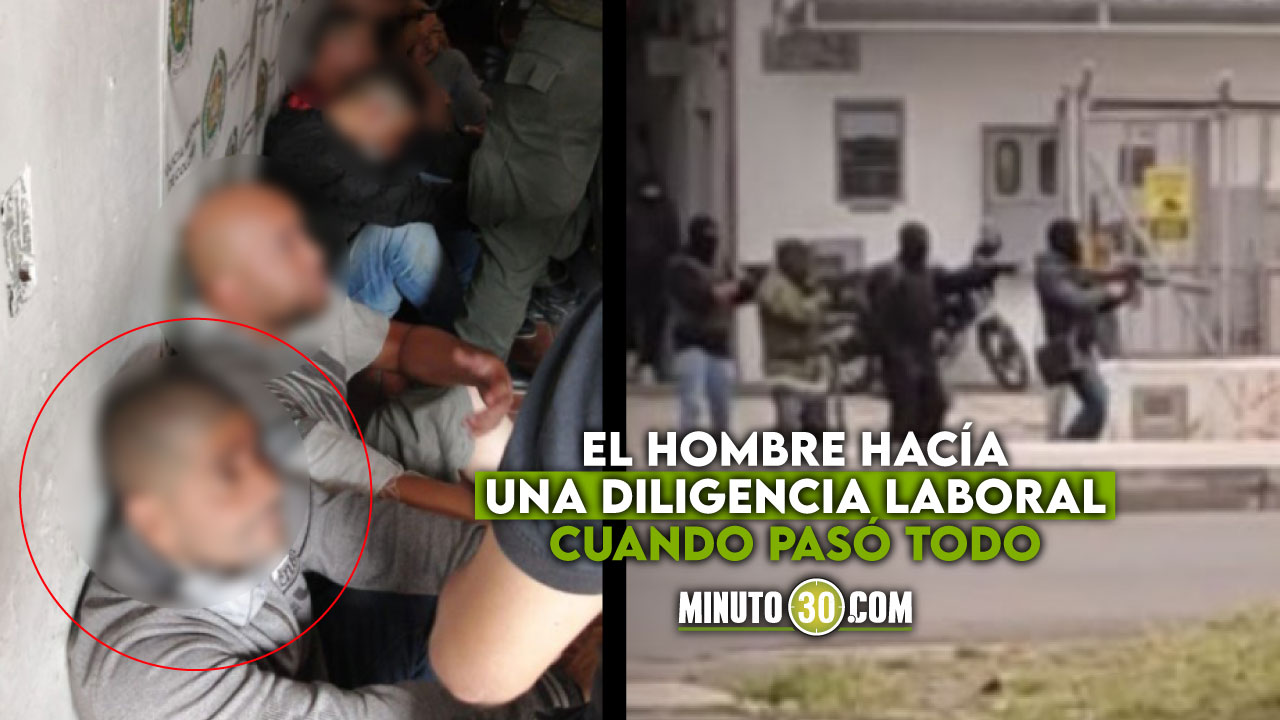 El drama que vivió uno de los capturados por robo de oro en El Poblado que no tenía nada que ver