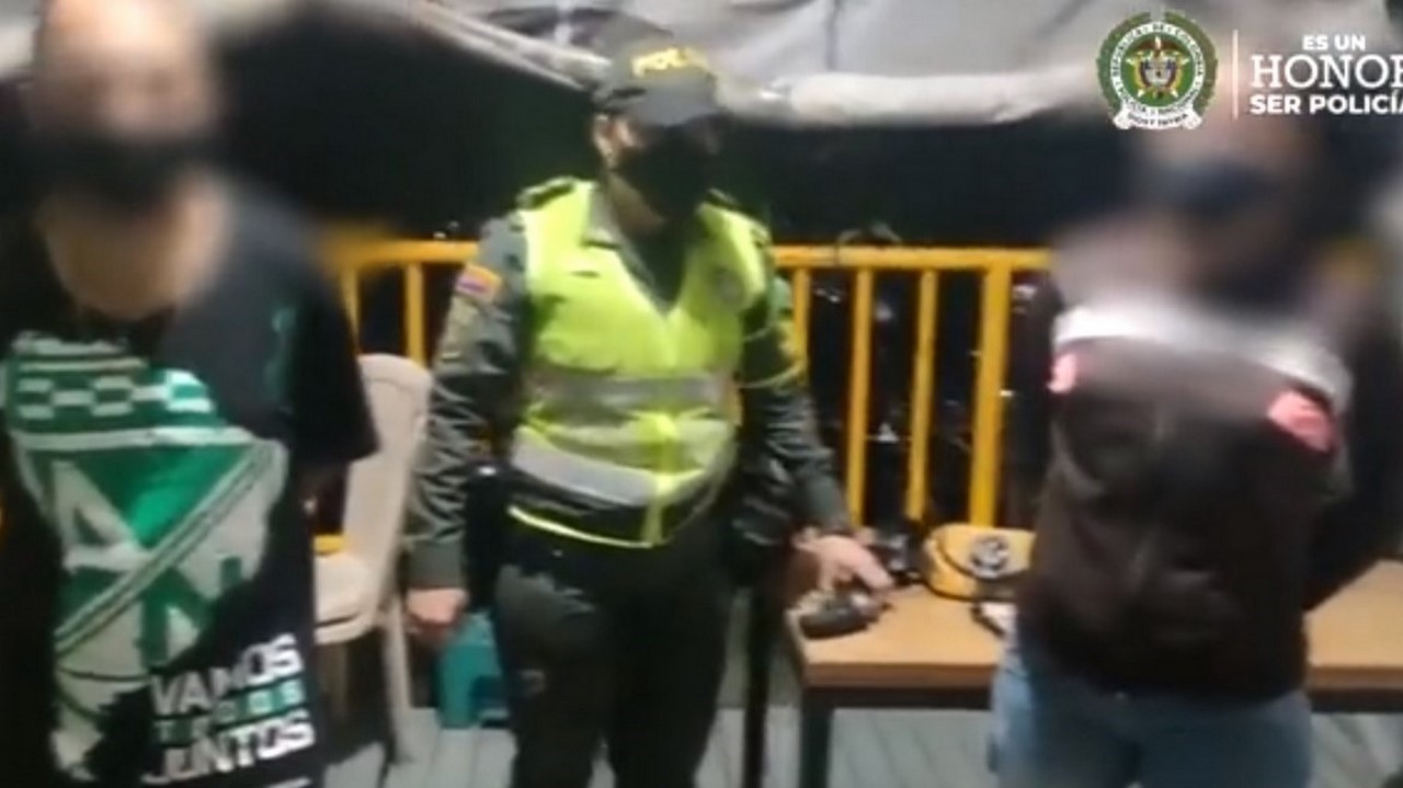 Capturados en la Medellín-Bogotá con armas y munición