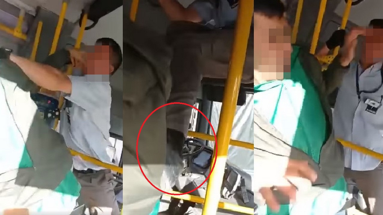 Conductor del SITP se fue a los golpes con un pasajero