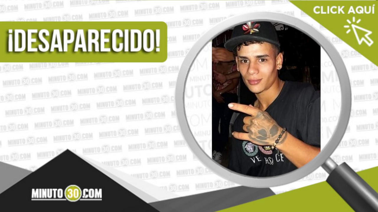 Jhon Esteban Ángel Morales desaparecido