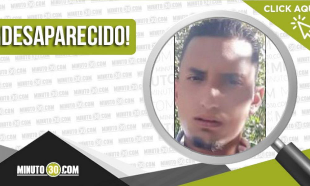 Kevin Andrés Franco Cadavid desaparecido