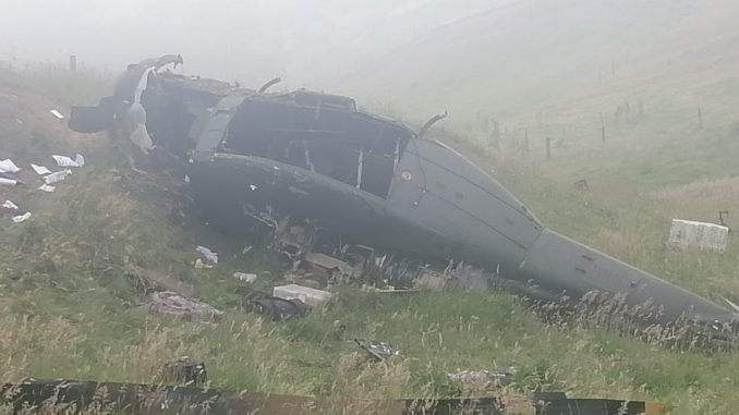 Un Intendente de la Policía murió tras la caída de un helicóptero Un Intendente de la Policía murió tras la caída de un helicóptero
