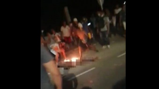 Linchan a un venezolano que acusaron de robar y herir a un ciudadano Linchan a un venezolano que acusaron de robar y herir a un ciudadano