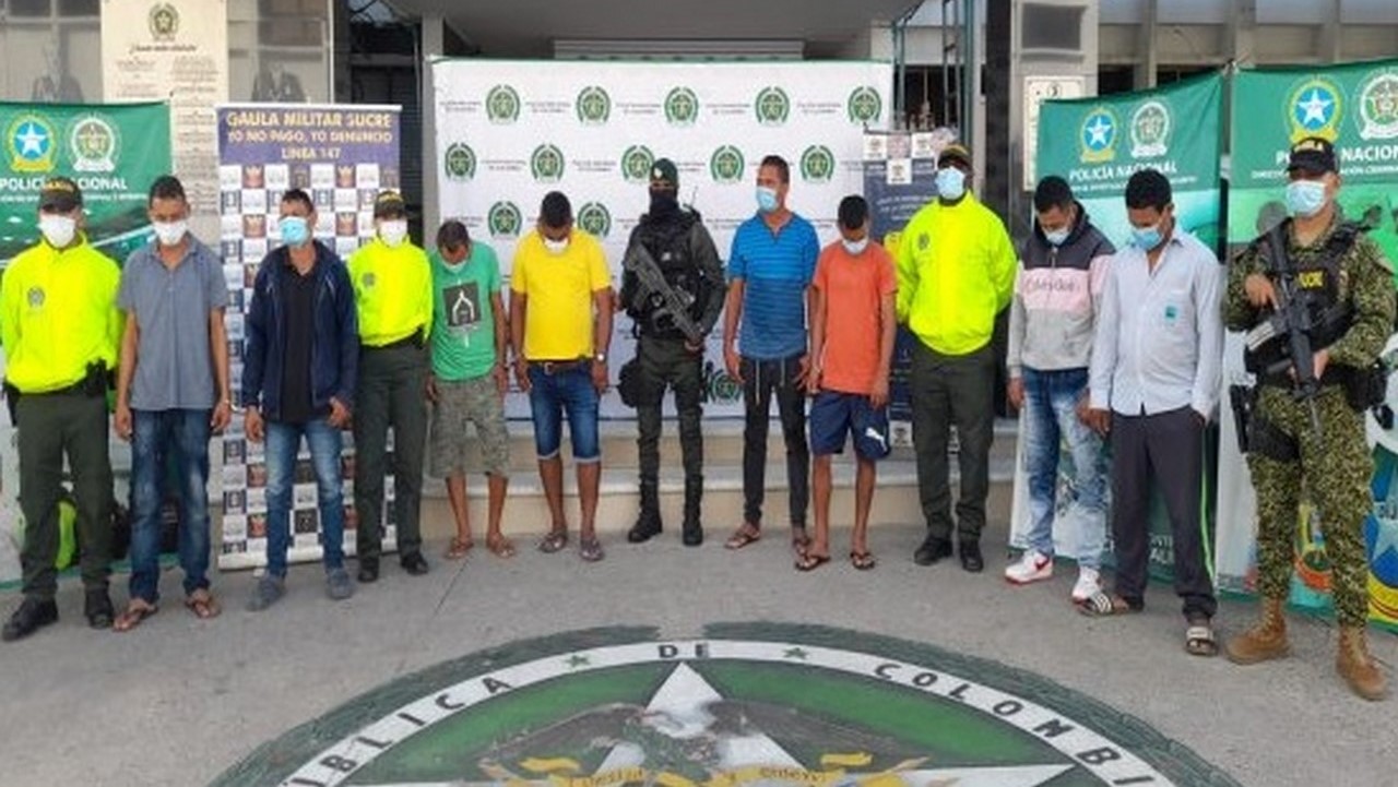 Cogieron a 8 presuntos integrantes de 'Los Timus'