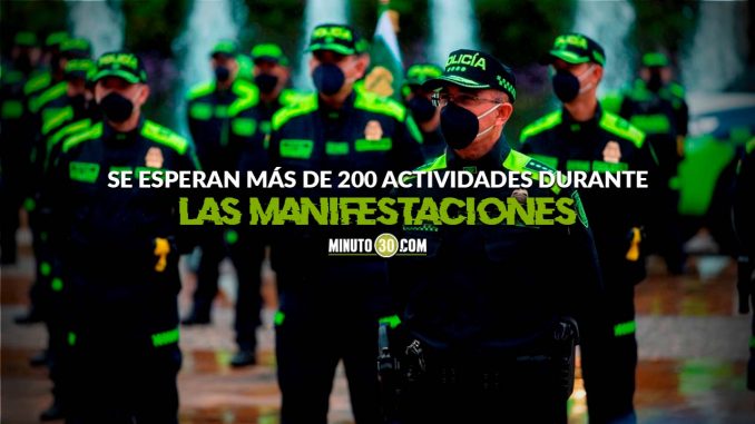 Cerca de 31 mil policías acompañan manifestaciones de hoy Cerca de 31 mil policías acompañan manifestaciones de hoy