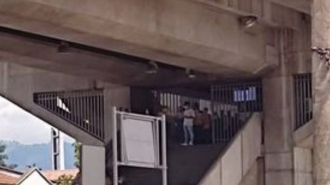 Novedad en la línea A del metro por incidente Novedad en la línea A del metro por incidente