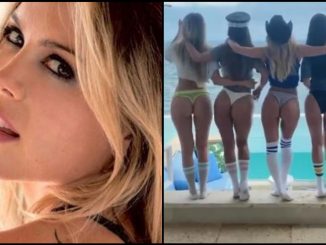 VIDEO: "Izquierda, derecha" Natalia París y sus amigas movieron sus caderas en poca ropa 1 nataliaparis amigas