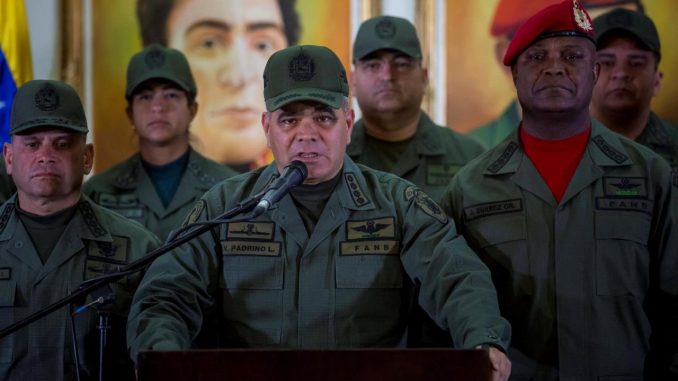 El ministro de Defensa de Venezuela, Vladimir Padrino López, en una fotografía de archivo. EFE/MIGUEL GUTIERREZ Vladimir Padrino