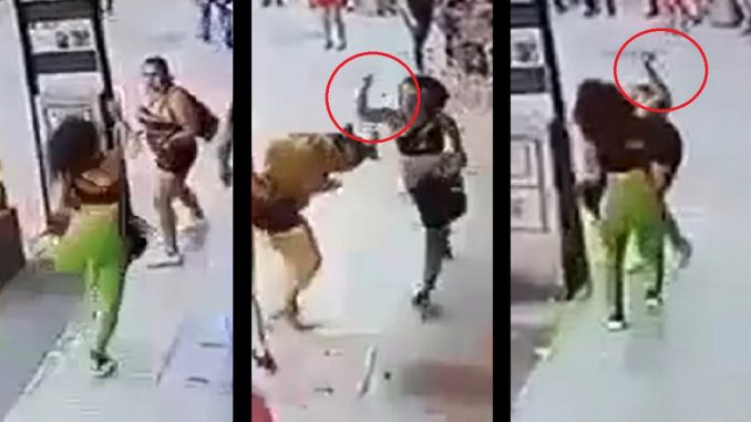 Mujer acuchilló a otra en el centro de Medellín Mujer acuchilló a otra en el centro de Medellín