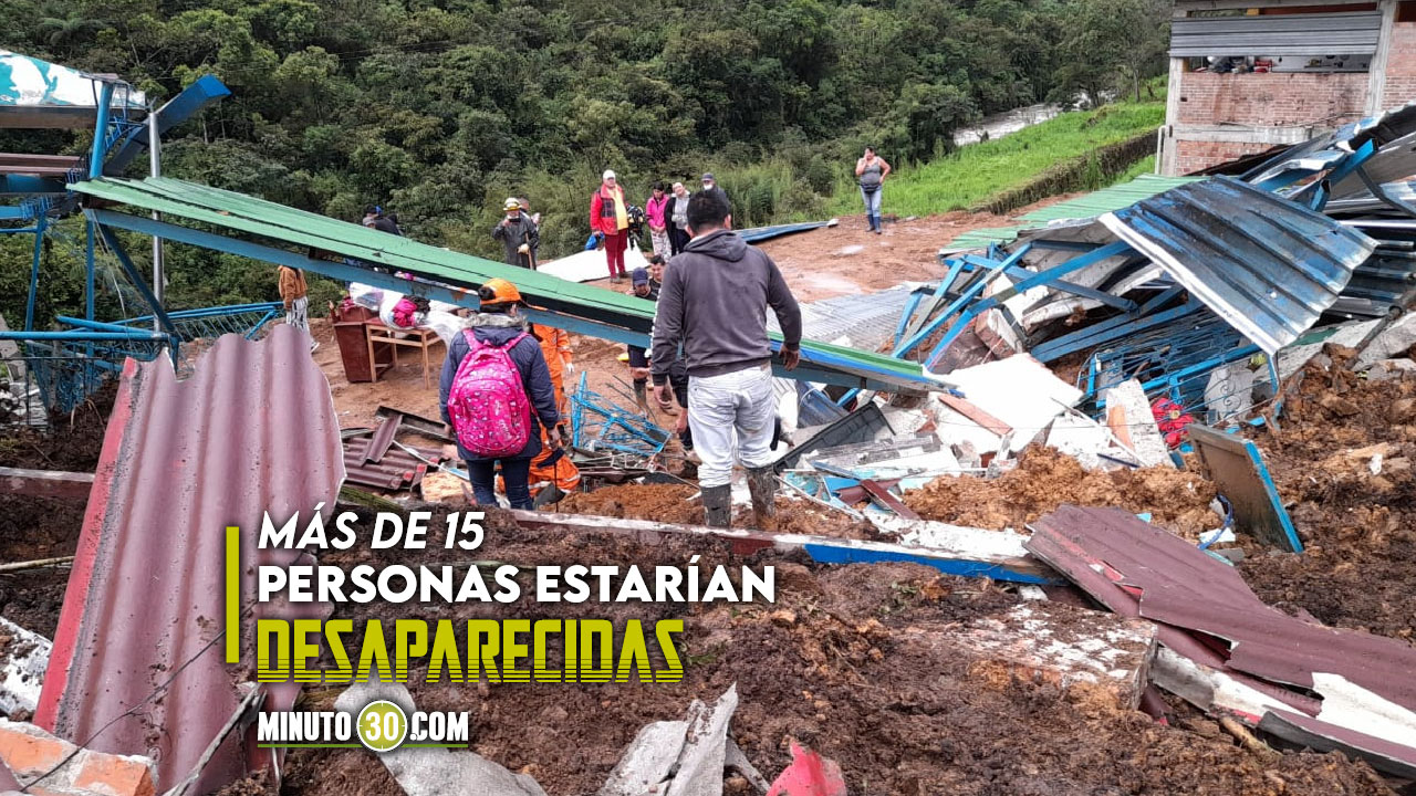 Deslizamiento en Nariño deja dos muertos