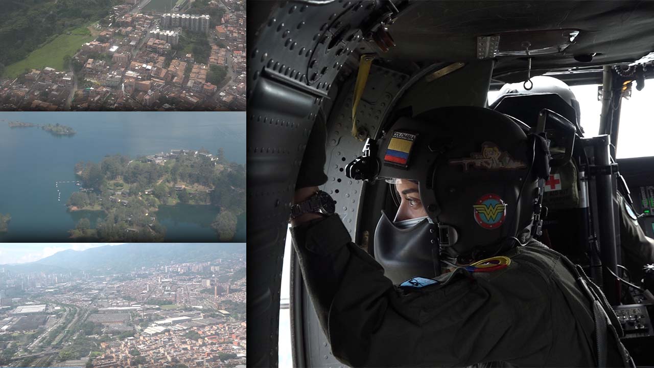 [Video] ¡Como halcones! La Fuerza Aérea cuidará a los antioqueños que viajen por las principales vías del departamento