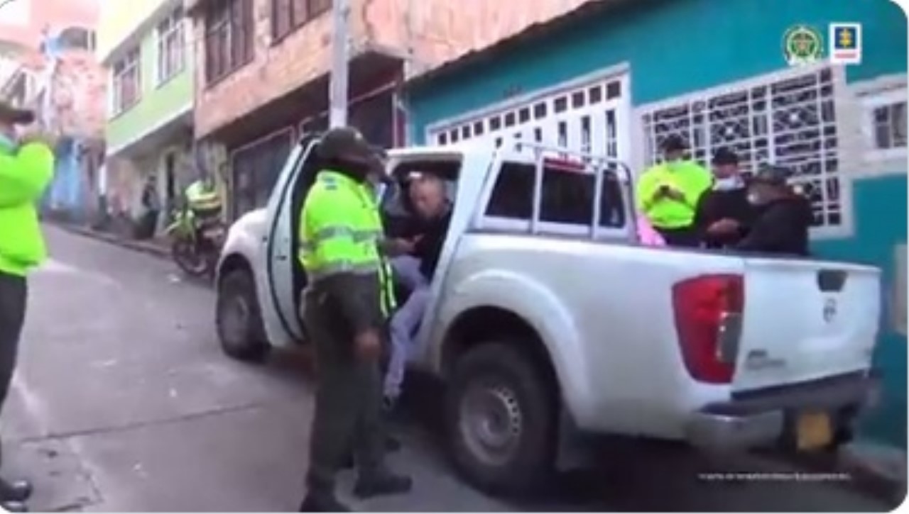 Carcel 24 personas 3 bandas narco Bogota