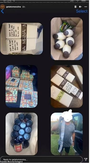 Compró mil dólares en dulces